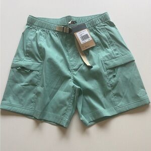 NWT THE NORTH FACE Wasabi Green Exploration Shorts Mens Small No Liner (G3)